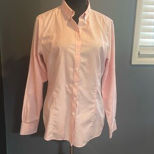 Brooks Brothers pink button down, no iron shirt
